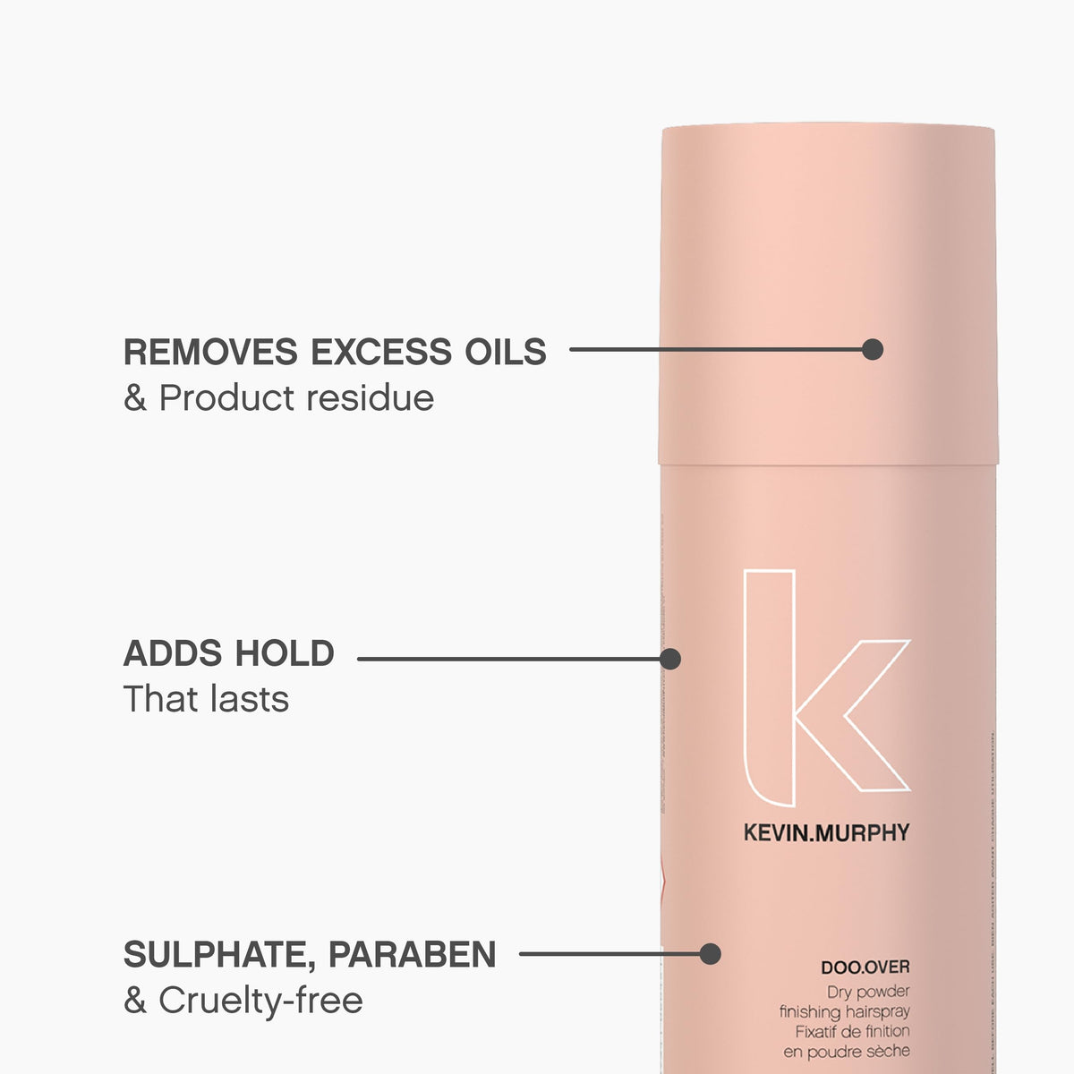 KEVIN.MURPHY DOO.OVER applied at roots delivering instant lift