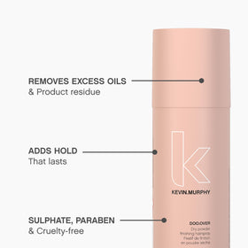 KEVIN.MURPHY DOO.OVER applied at roots delivering instant lift
