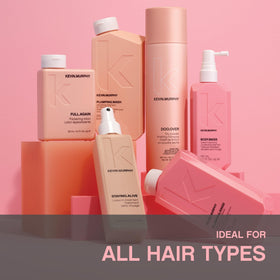 KEVIN.MURPHY DOO.OVER next to hand for size comparison and portability