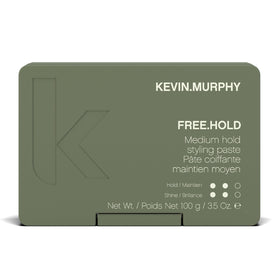 KEVIN.MURPHY free.hold front jar showing clean branding and compact size benefit