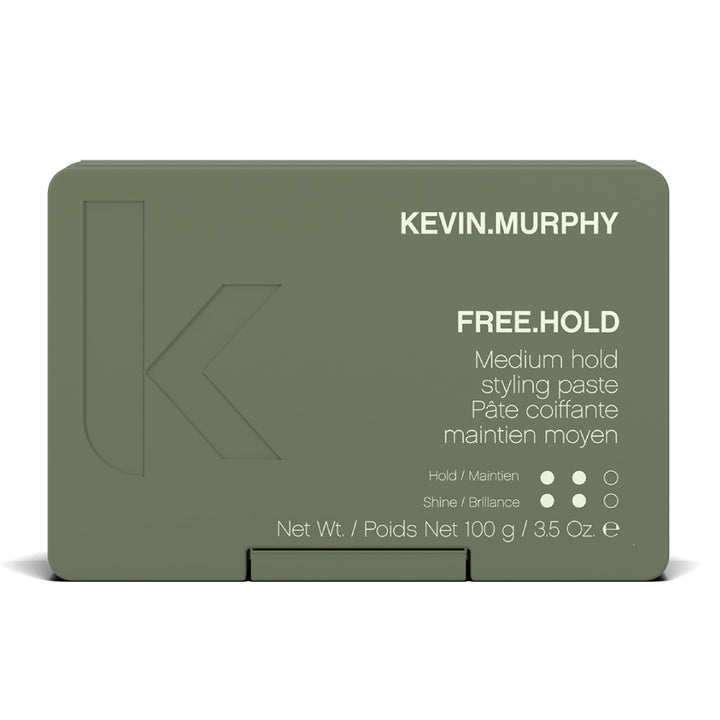KEVIN.MURPHY front packaging showing jar and product name, highlights compact size benefit