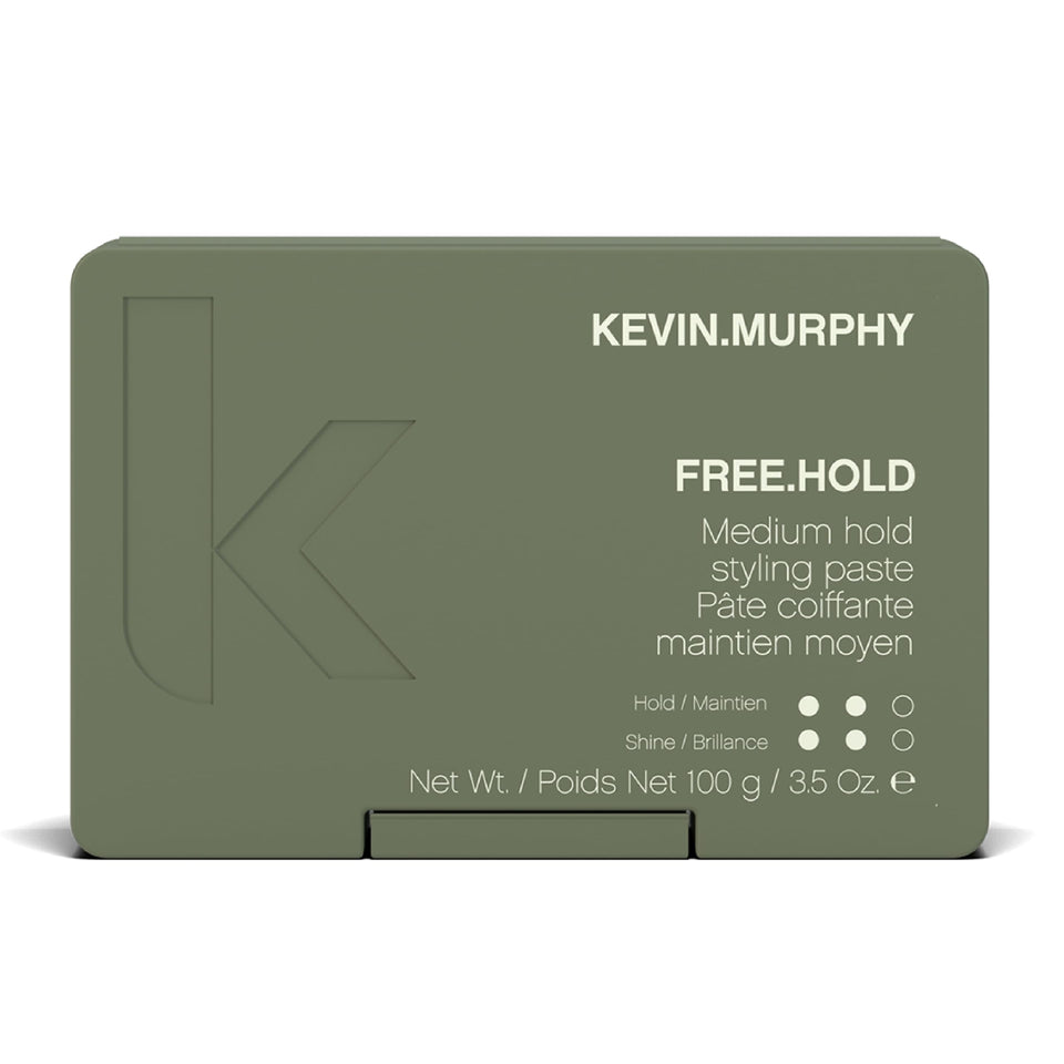 KEVIN.MURPHY front packaging showing jar and product name, highlights compact size benefit
