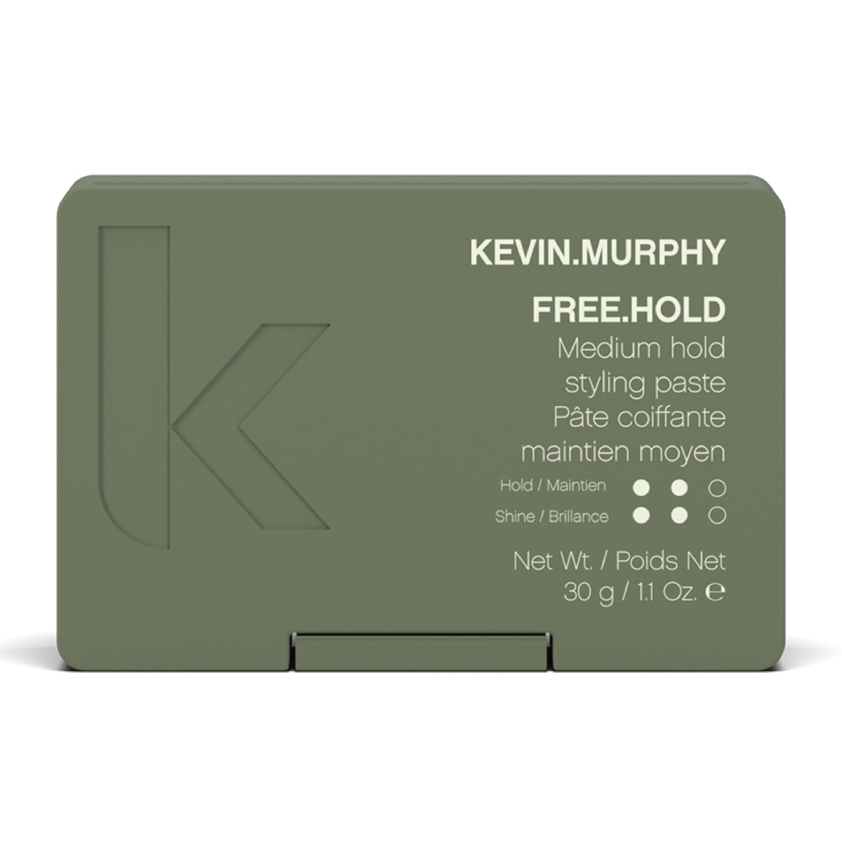 KEVIN.MURPHY FREE.HOLD front packaging showing compact 30 g container and label