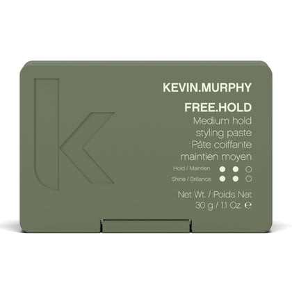 KEVIN.MURPHY FREE.HOLD front packaging showing compact 30 g container and label