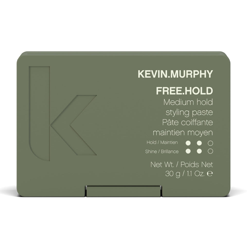KEVIN.MURPHY FREE.HOLD front packaging showing compact 30 g container and label