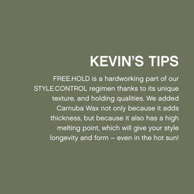 KEVIN.MURPHY label detail close-up, highlights ingredient clarity and usage info