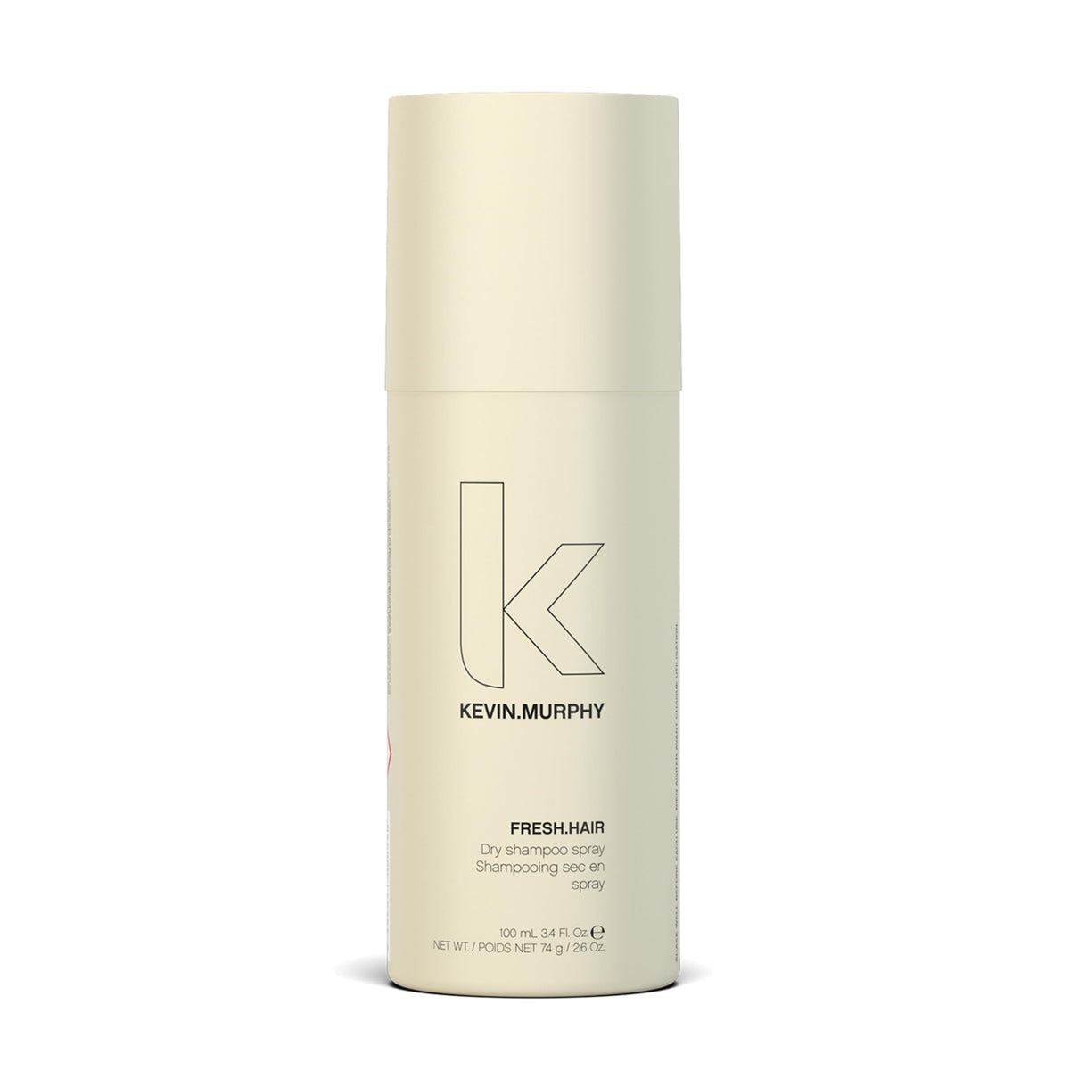 KEVIN.MURPHY front packaging shows compact dry shampoo for easy travel and refresh
