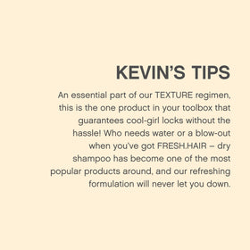 KEVIN.MURPHY label close-up highlighting paraben and sulphate free benefit