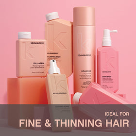 KEVIN.MURPHY FULL.AGAIN rayon and beeswax ingredient detail providing volume