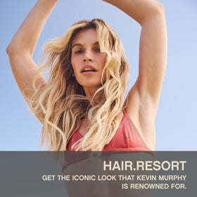KEVIN.MURPHY close-up of lotion texture highlighting lightweight finish