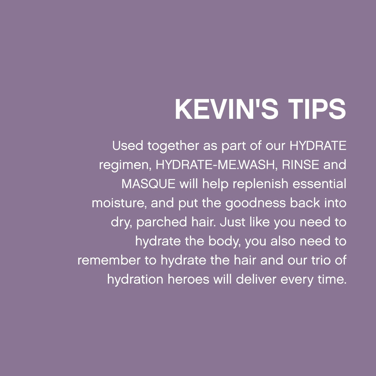 KEVIN.MURPHY before and after hair showing improved shine and smoothness