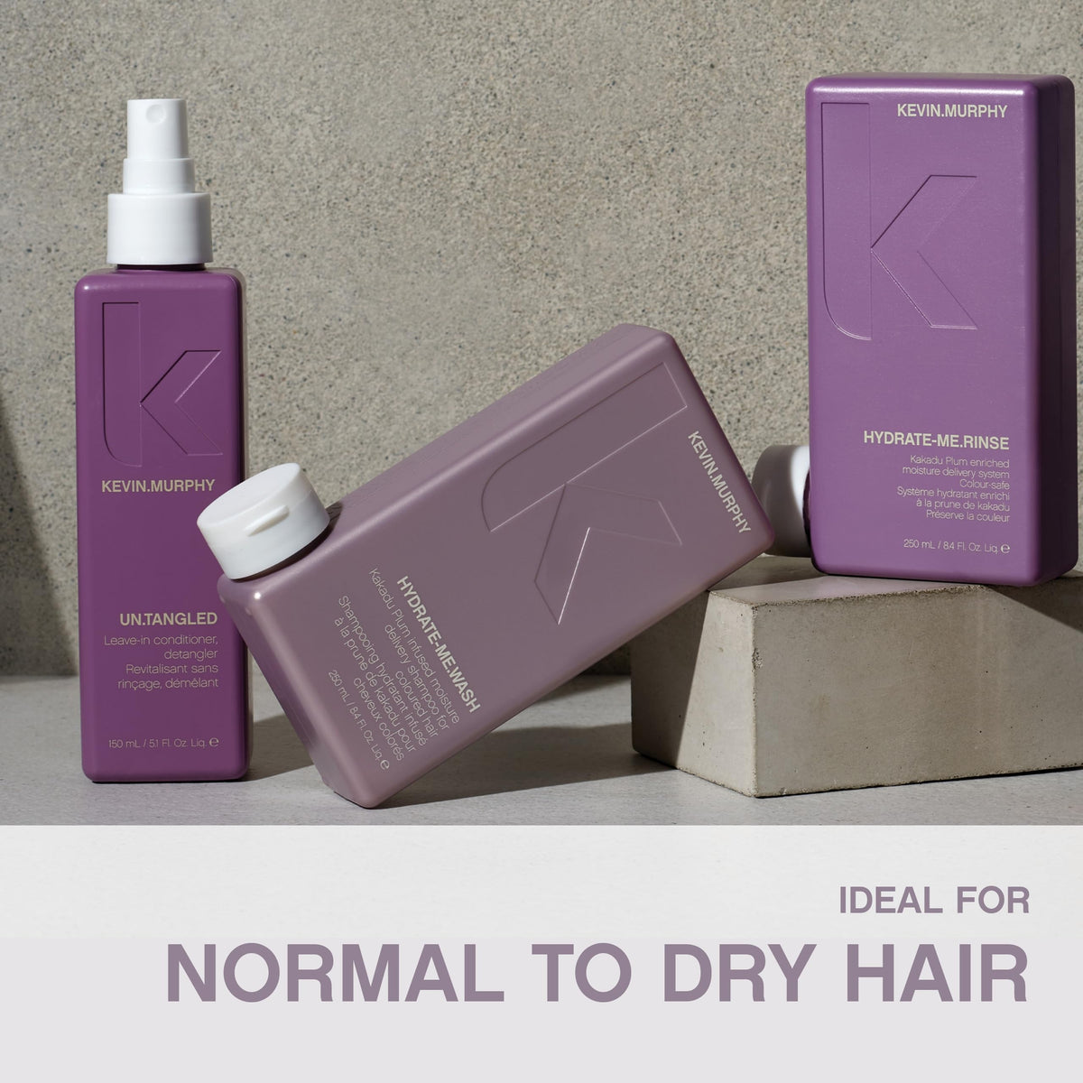 KEVIN.MURPHY hydrate-me.wash suds on wet hair showing gentle cleansing benefit
