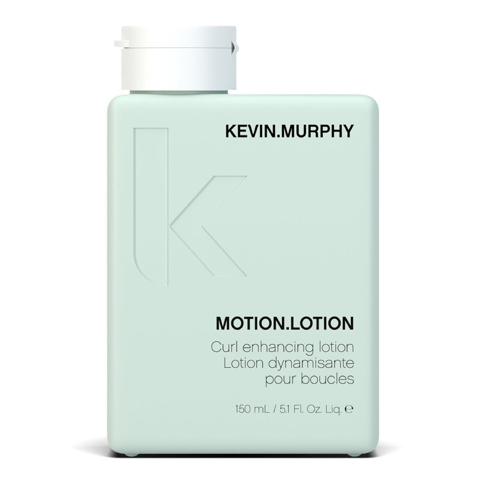 KEVIN.MURPHY MOTION.LOTION front bottle view shows brand and curl product benefits