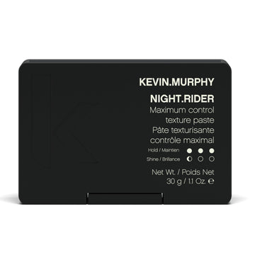 KEVIN.MURPHY NIGHT.RIDER front jar view showing strong-hold styling