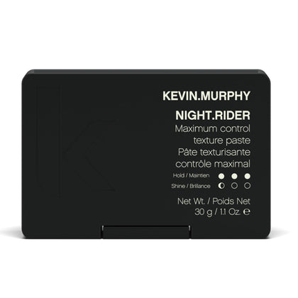 KEVIN.MURPHY NIGHT.RIDER front jar view showing strong-hold styling