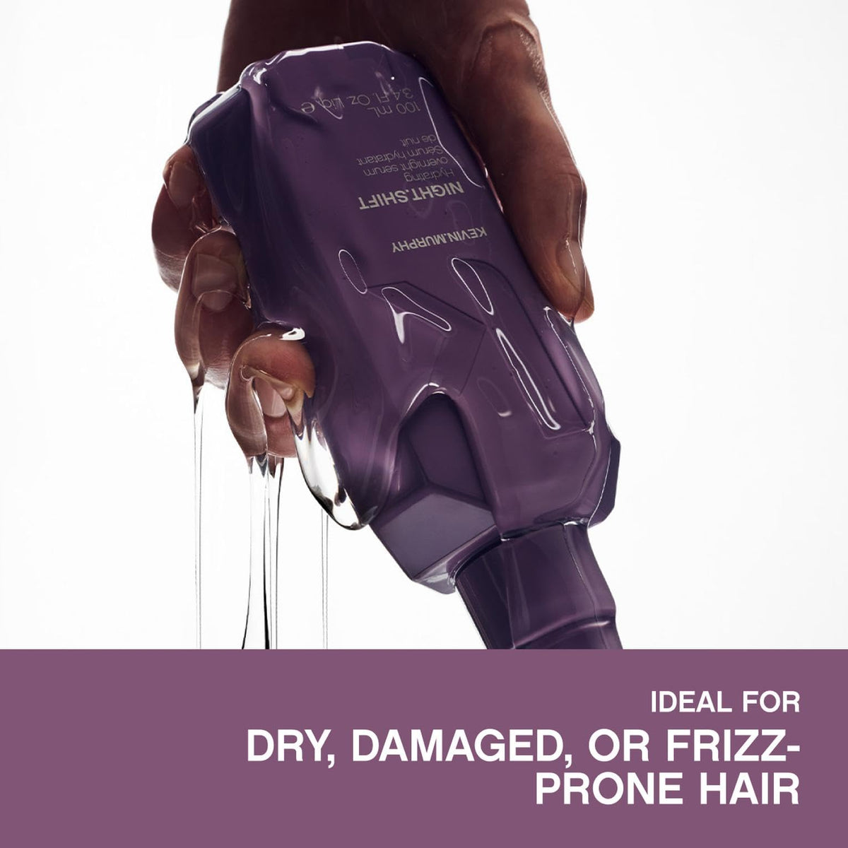 KEVIN.MURPHY before and after hair ends showing visible softness improvement