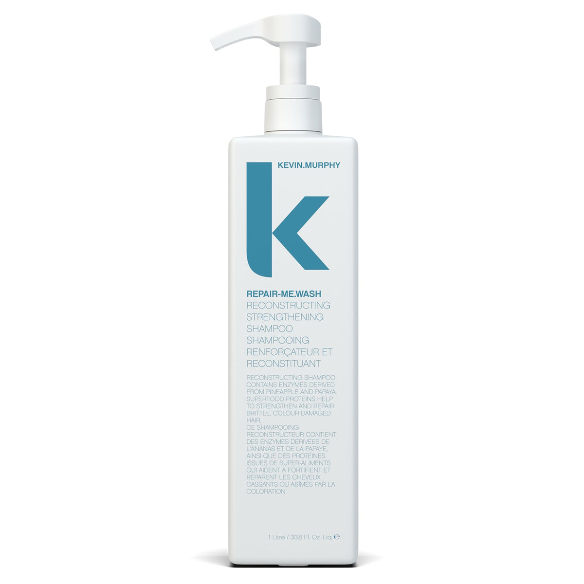 KEVIN.MURPHY front bottle view showing 1L size and professional packaging benefit
