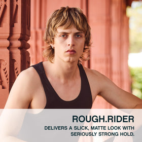 KEVIN.MURPHY ROUGH.RIDER gritty clay texture close-up for matte finish