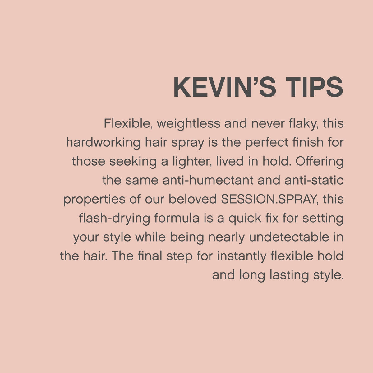 KEVIN.MURPHY ingredients label close view emphasizing clean-beauty benefits