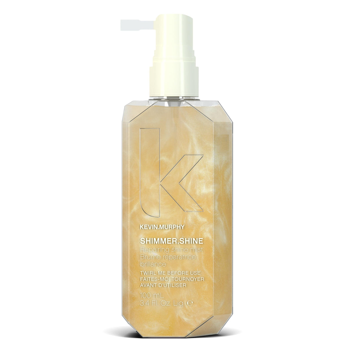 KEVIN.MURPHY front packaging showing sleek bottle and 100 ml size for travel friendly shine
