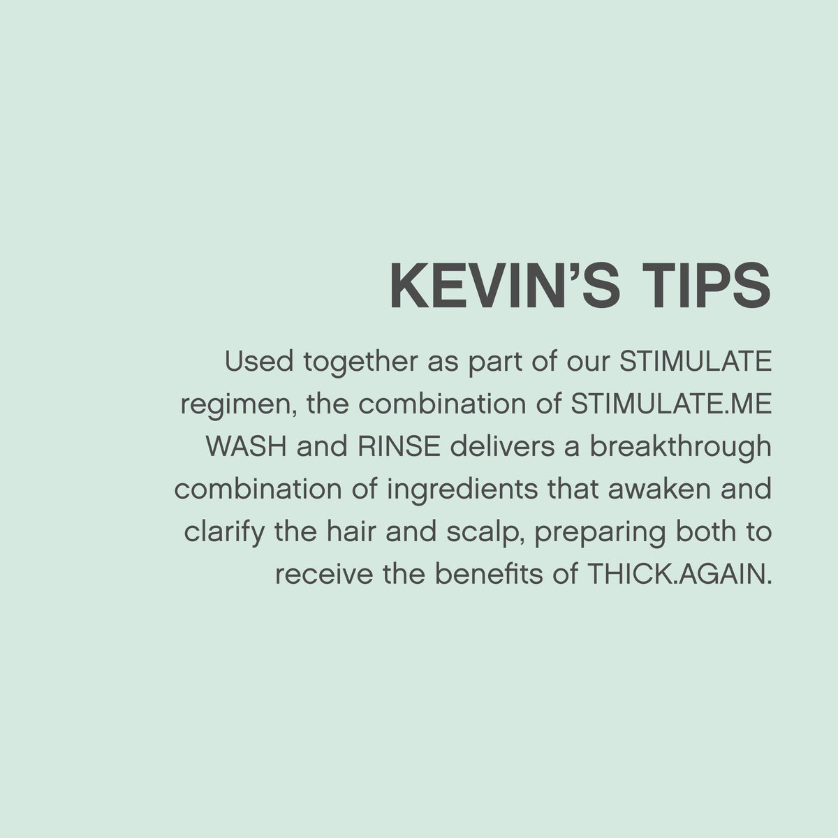 KEVIN.MURPHY 250 mL bottle in hand to show true size