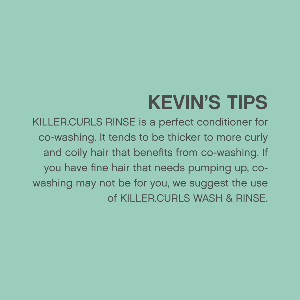 KEVIN.MURPHY bottle on bathroom shelf in styled setting, suggests premium salon aesthetic