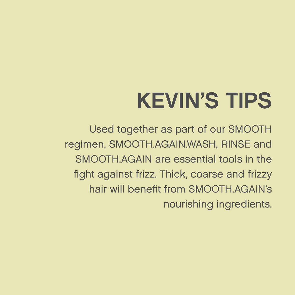 KEVIN.MURPHY before and after hair image showing reduced frizz and improved smoothness