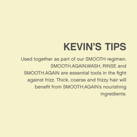 KEVIN.MURPHY being applied to thick hair demonstrating frizz control
