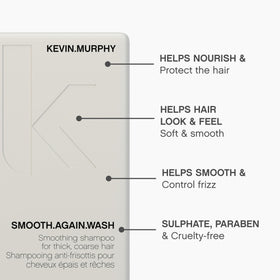 KEVIN.MURPHY bottle in hand for scale, showing the 250 mL size and travel look