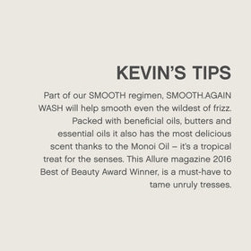 KEVIN.MURPHY shampoo being applied in shower to show in-use frizz control benefit