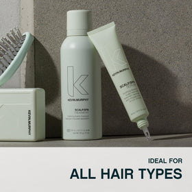 KEVIN.MURPHY being applied to damp hair to boost root lift and bounce benefit