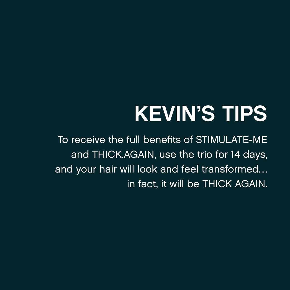 KEVIN.MURPHY before and after comparison showing fuller-looking hair benefit