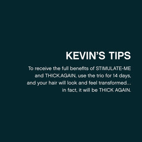 KEVIN.MURPHY before and after comparison showing fuller-looking hair benefit