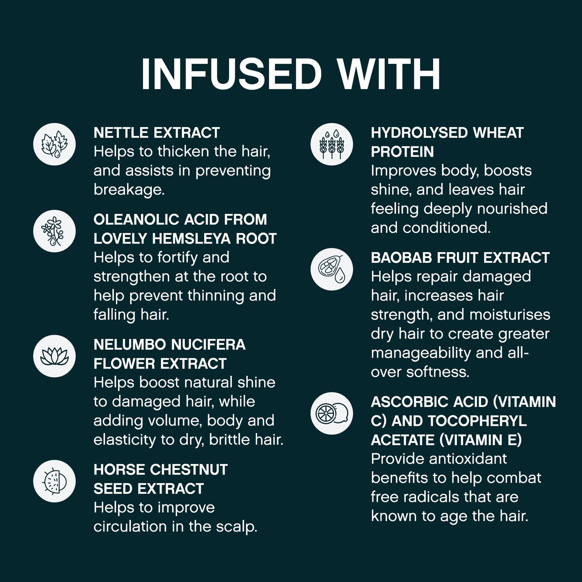 KEVIN.MURPHY close-up label highlighting key ingredients and fortifying benefit