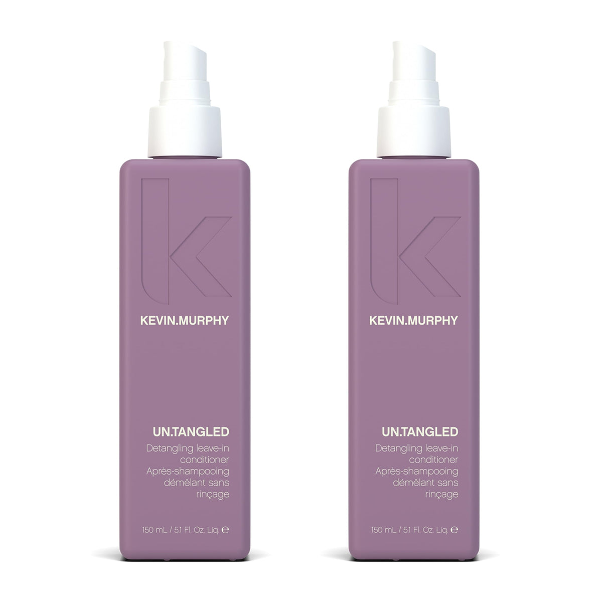 KEVIN.MURPHY front packaging showing twin 150 mL bottles and benefits