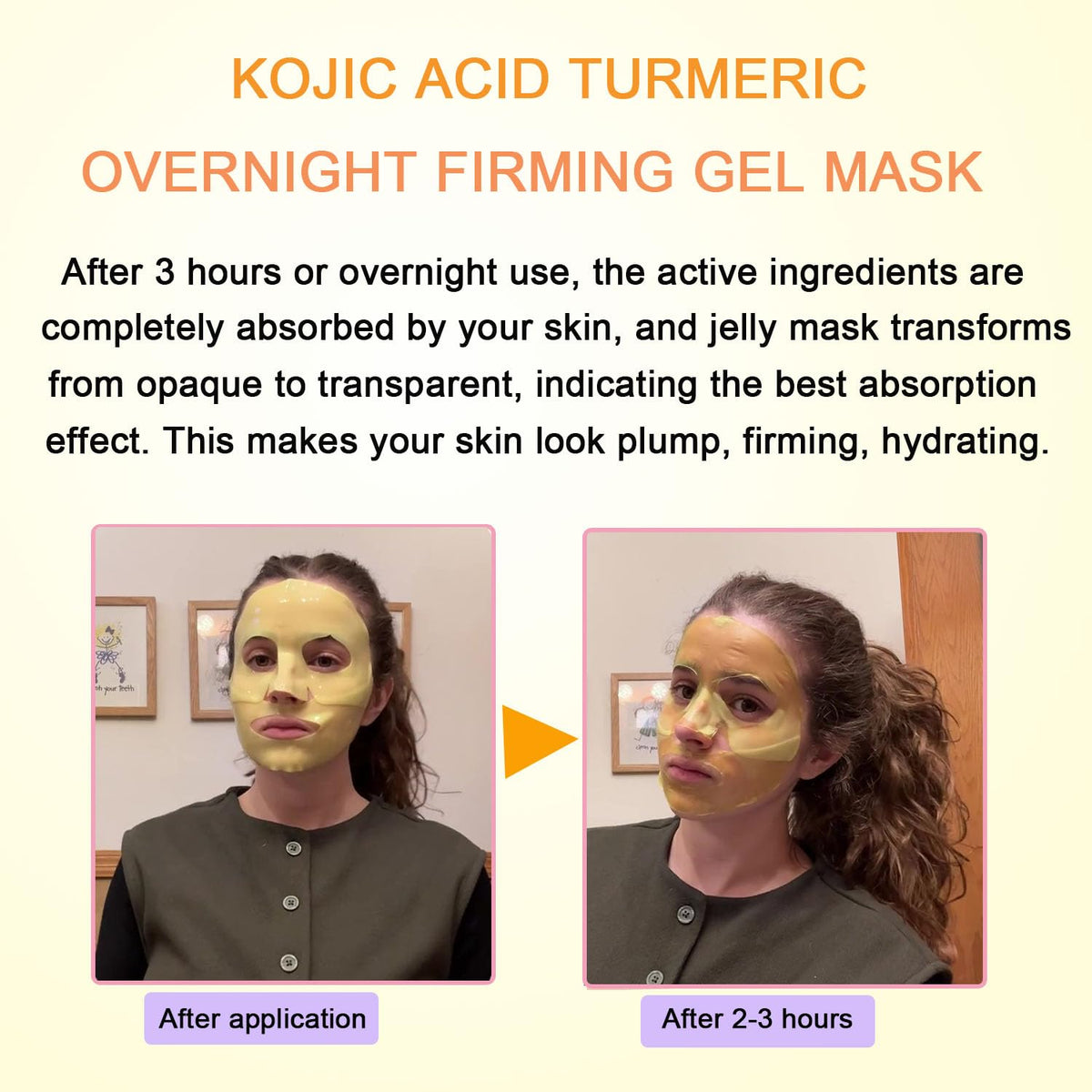kewhunt before and after glow comparison showing improved radiance