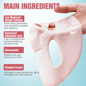Kewhunt close-up hydrogel sheet texture highlighting moisture delivery
