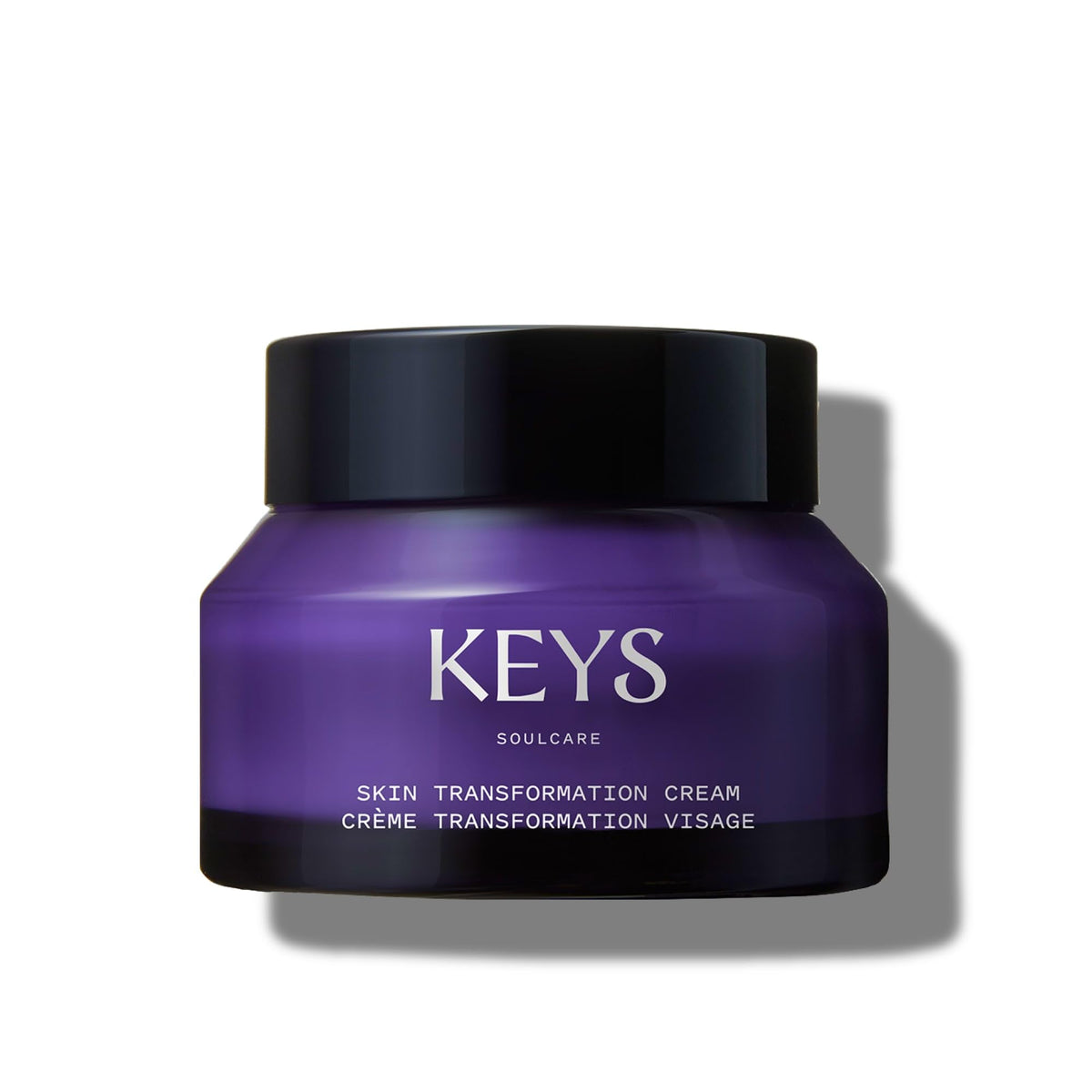 Keys Soulcare jar front view showing label and clean design benefits