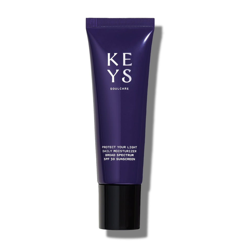 Keys Soulcare front packaging showing tube and SPF benefit
