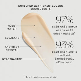 Keys Soulcare close-up texture shot highlighting luminous serum finish