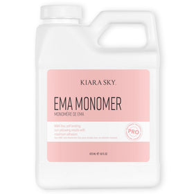 Kiara Sky front bottle view showing 16 fl oz professional monomer and salon-ready size