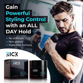 Kick product in hand during application demonstrating easy spread and control