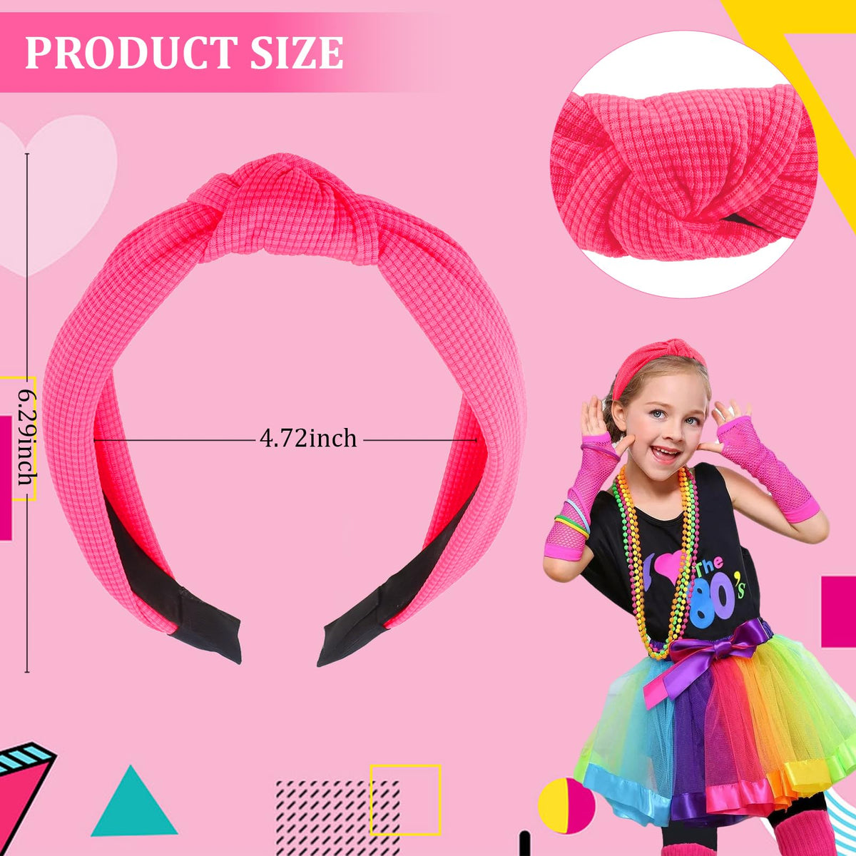 KICOSY wearable headband in workout scene keeping hair back during exercise