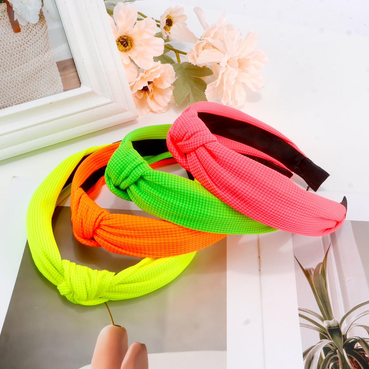 KICOSY stacked four neon colors displayed to show variety and mix-and-match