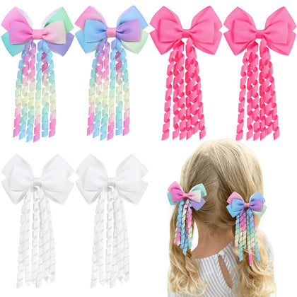 KIDSBETT front packaging showing six colorful curly ribbon bows for easy gifting