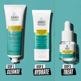 Kiehl's paste on bathroom shelf showing everyday skincare routine benefit