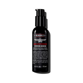 Kiehl's Age Defender front packaging showing bottle and label benefits