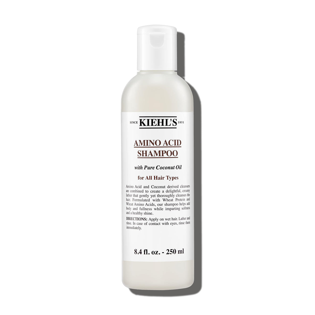 Kiehl's front bottle shot showing clean packaging and everyday use benefit