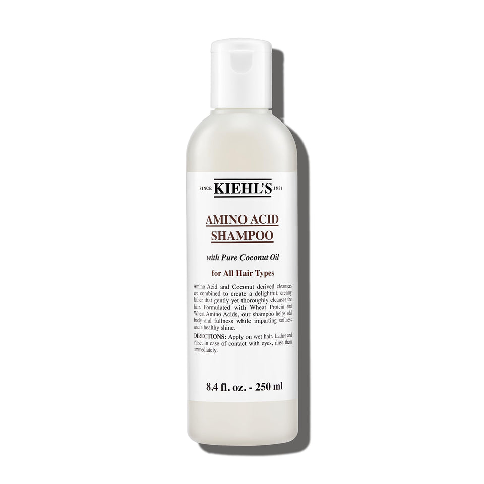 Kiehl's front bottle shot showing clean packaging and everyday use benefit