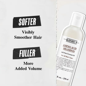 Kiehl's coconut oil ingredient bottle highlighting nourishing hydration